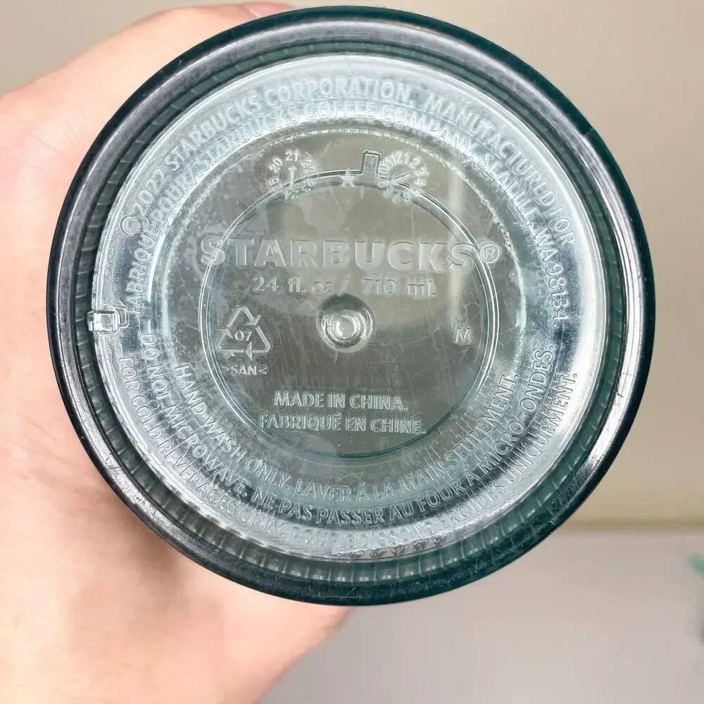 Starbucks Spring Iridescent Mermaid Scales Grid Tumbler 24oz Venti 2022